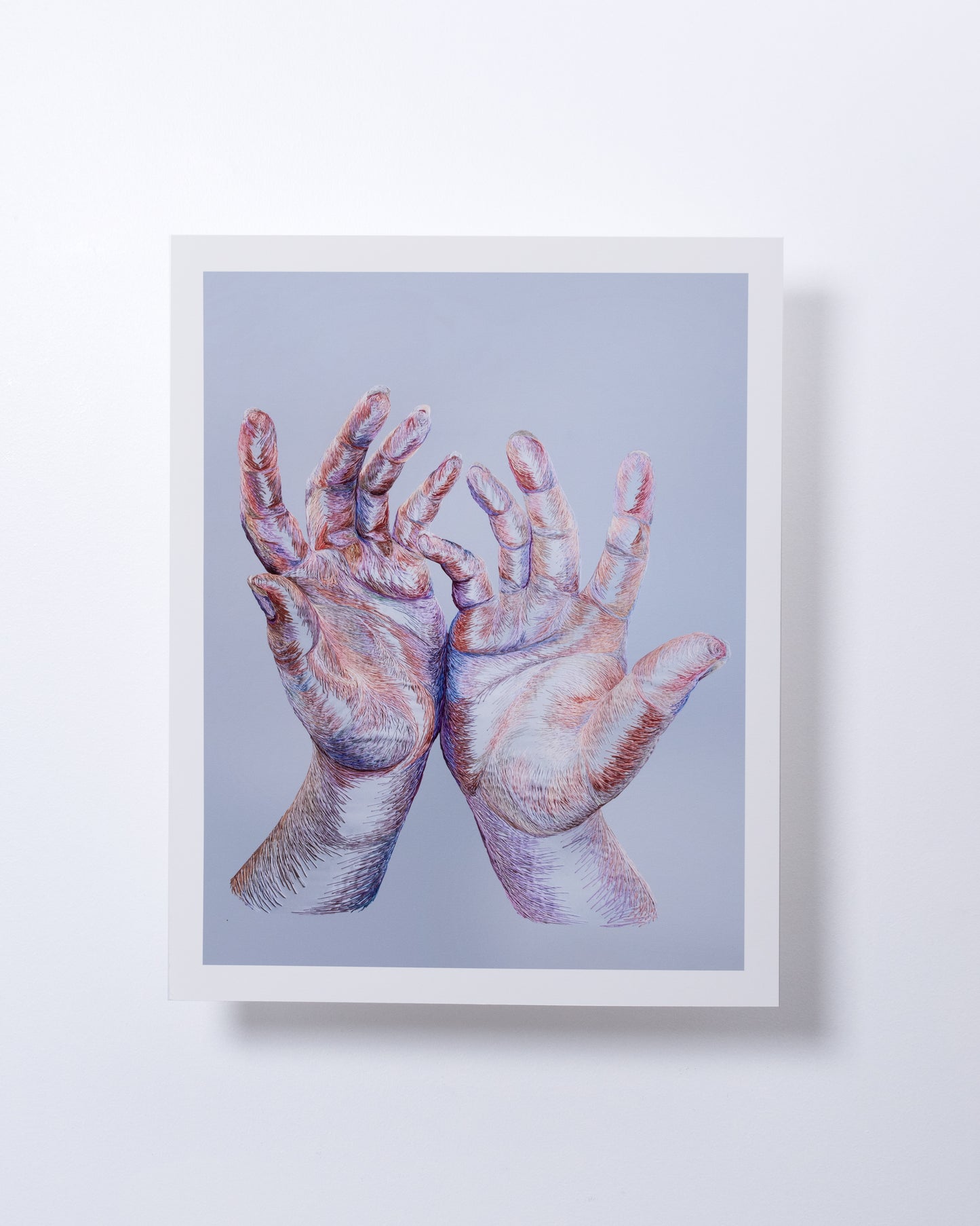 Mù(慕) – Fine Art Embroidery Print | Giclée Wall Art | 40x50cm