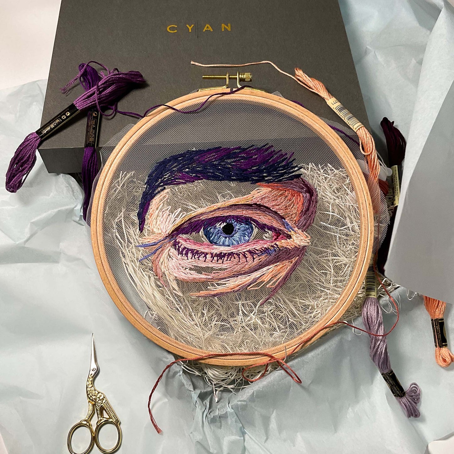 You | Eye Embroidery