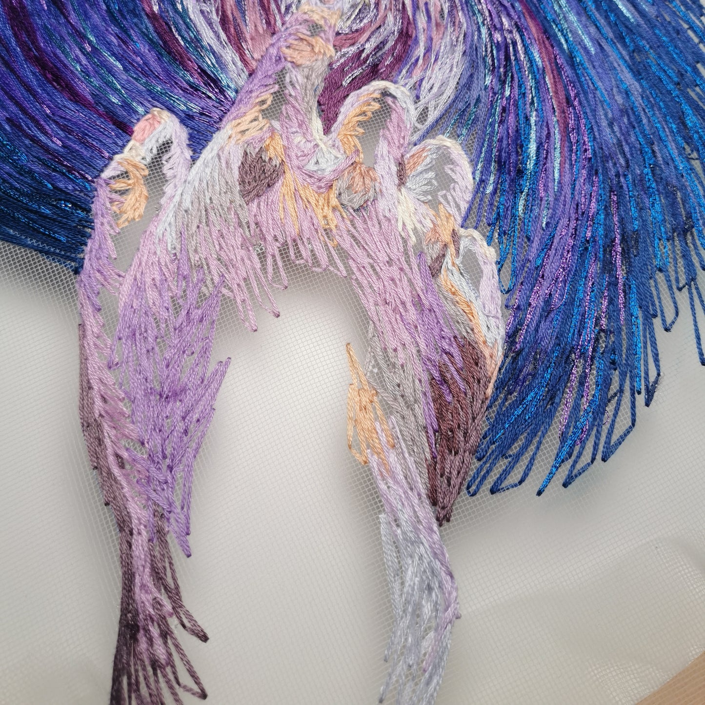 Into the Unknown | Hand Movement Embroidery Artwork